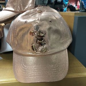 Disney Parks Walt Disney World Mickey Rose Gold Hat